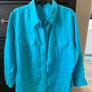 🚫SOLD🚫 Blue Ralph Lauren shirt - size 3X